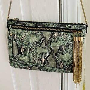 NWT Gianni Bini Snake Skin Crossbody Purse Bag